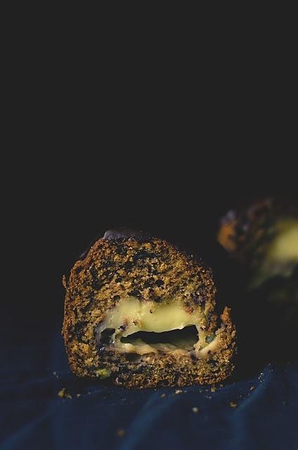 Babka bananowa z budyniem