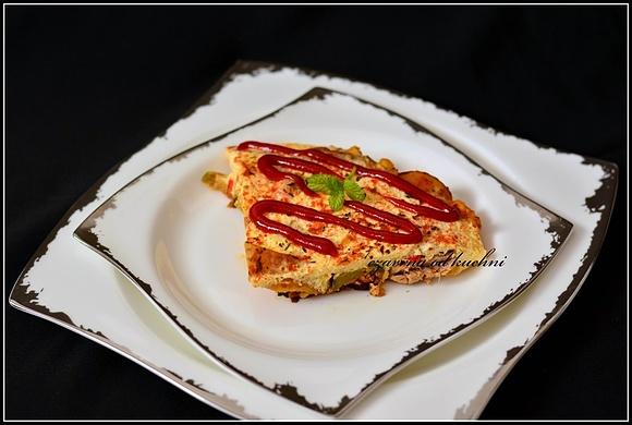 A’la frittata z polędwiczką wieprzową