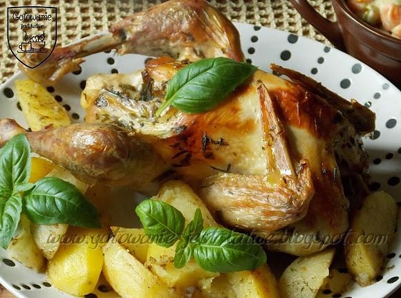 Perliczka pieczona w rękawie