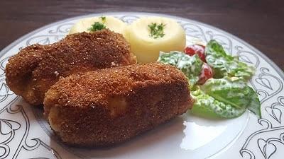 Roladki z kurczaka z gruszką i gorgonzolą