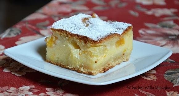 Ciasto jogurtowe z brzoskwiniami