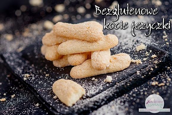 Bezglutenowe biszkoptowe kocie języczki