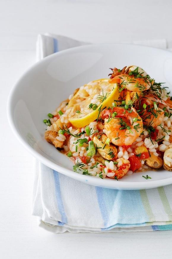 Risotto z krewetkami