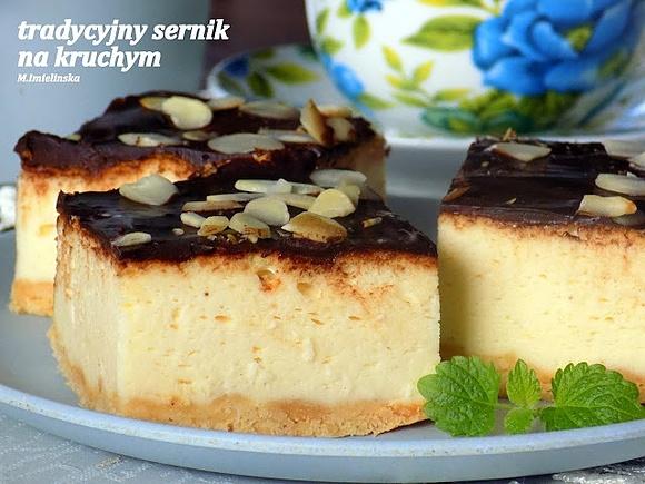Tradycyjny sernik na kruchym cieście