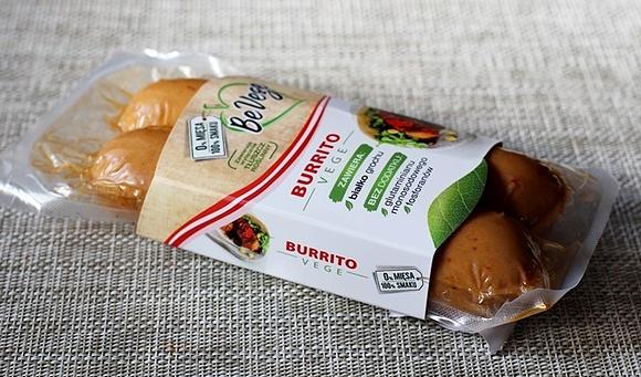 Be vege vege burrito i pasta pomidorowo-paprykowa