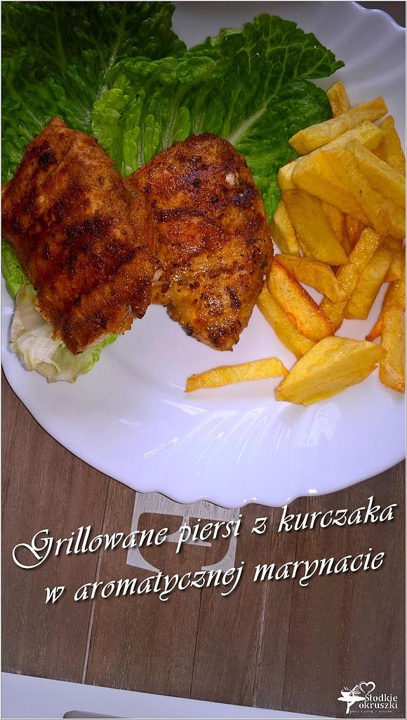 Grillowane piersi z kurczaka w aromatycznej marynacie