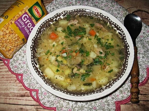 Grochówka z kapustą kiszoną