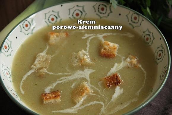 Krem porowo-ziemniaczany jak zrobić zupę krem z porów i ziemniaków