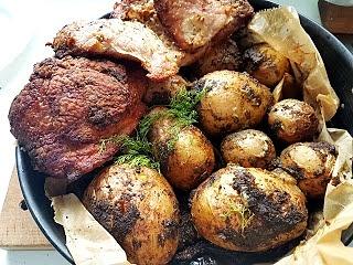 Skórzane ziemniaki z mięsiwem