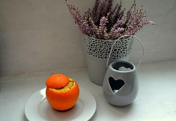 Pomarańczowo-czekoladowy pudding z płatków owsianych na zimno