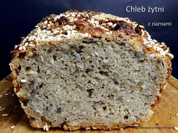 Chleb żytni z ziarnami - marcowa piekarnia