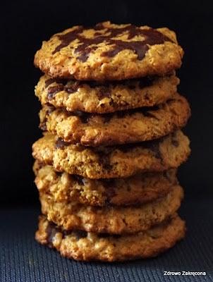 Wegańskie bezglutenowe ciastka owsiane