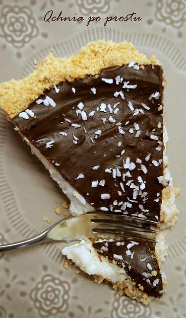 Kokosowa tarta bez pieczenia