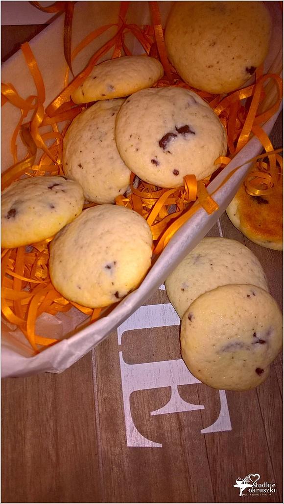 Ciasteczka z czekoladą bez proszku do pieczenia