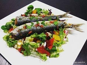 Śledź pieczony w ziołach keto lchf paleo bez glutenu i laktozy