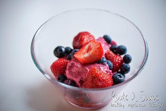 Wegańskie lody owocowe