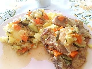Karkówka z cukinią