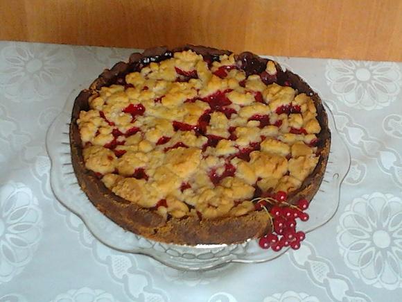 Porzeczkowa tarta na kruche ciasto