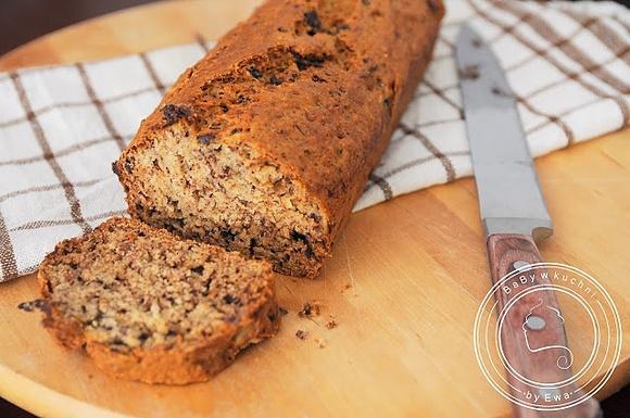 Chleb bananowy z czekoladą