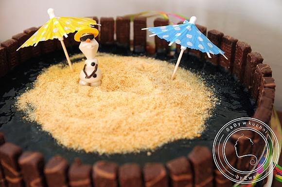 Tort olaf z krainy lodu dla dzieci