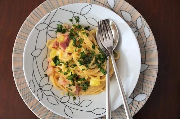 Carbonara z cukinią