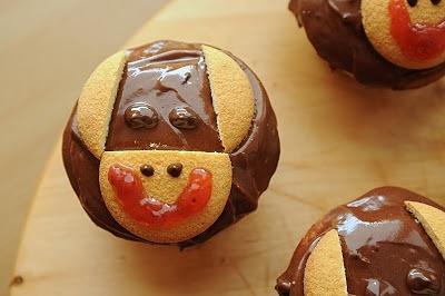 Babeczki Małpki z czekoladą i mascarpone