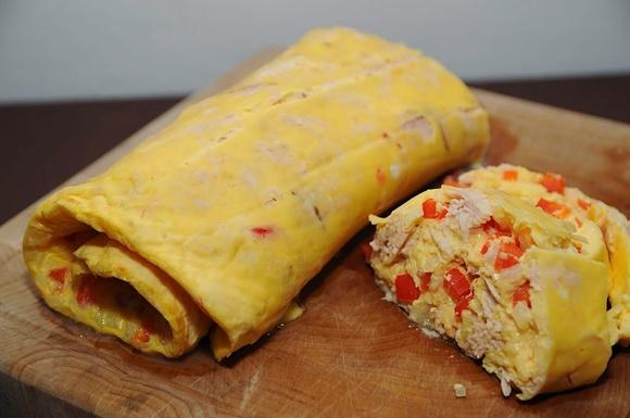 Omlet zawijany z piekarnika