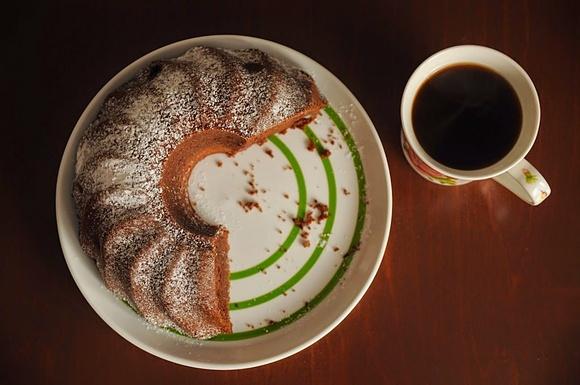 Babka czekoladowa z wiśniami