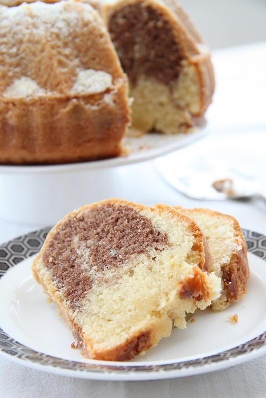 Babka eska - dwukolorowa babka waniliowo-czekoladowa z cytryną