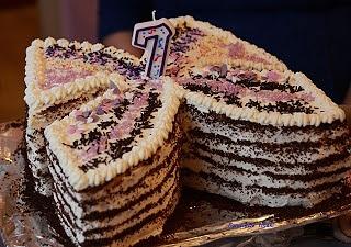 Tort motyl na urodziny dla córki