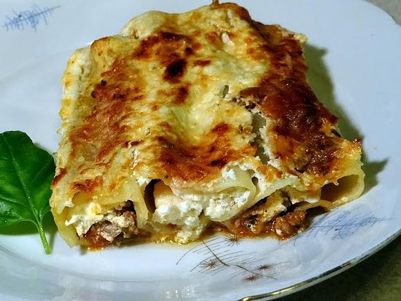 Cannelloni w sosie z ricotty