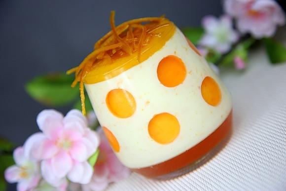 Pomarańczowa panna cotta z rumem