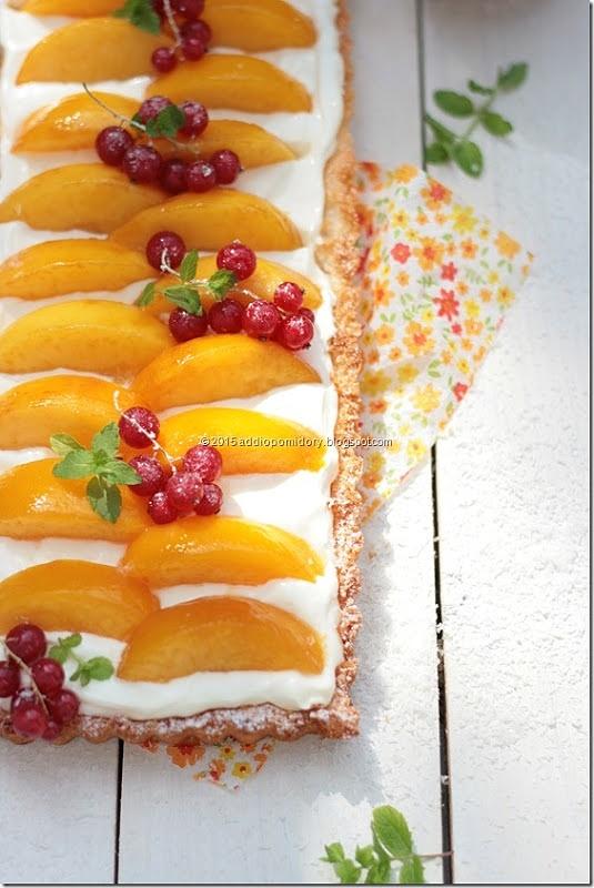 Tarta kokosowa z nektarynką bezglutenowa
