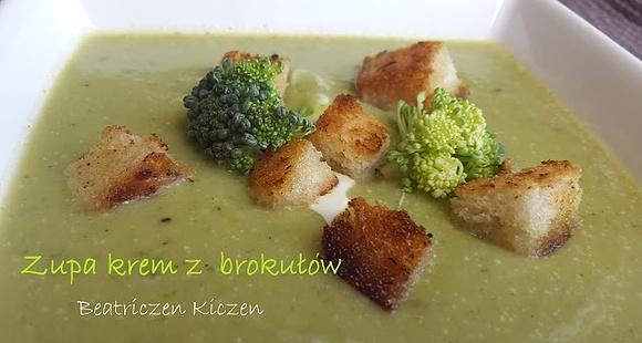 Krem z brokułów