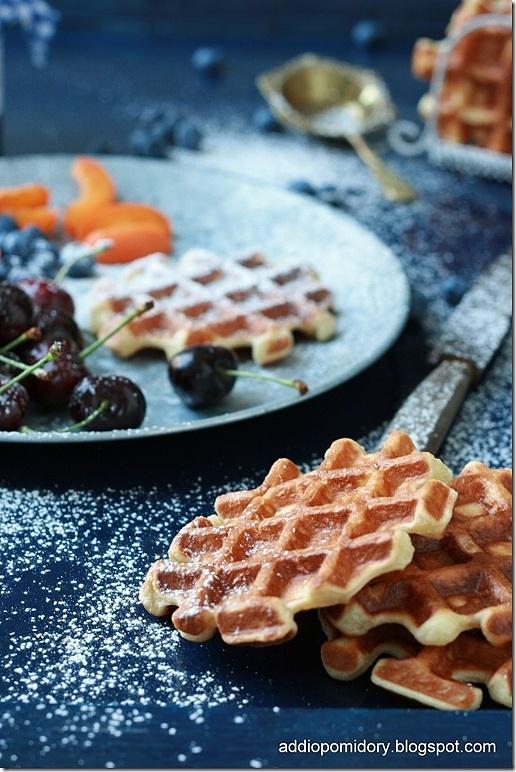 Wafle cynamonowe na deser szybko
