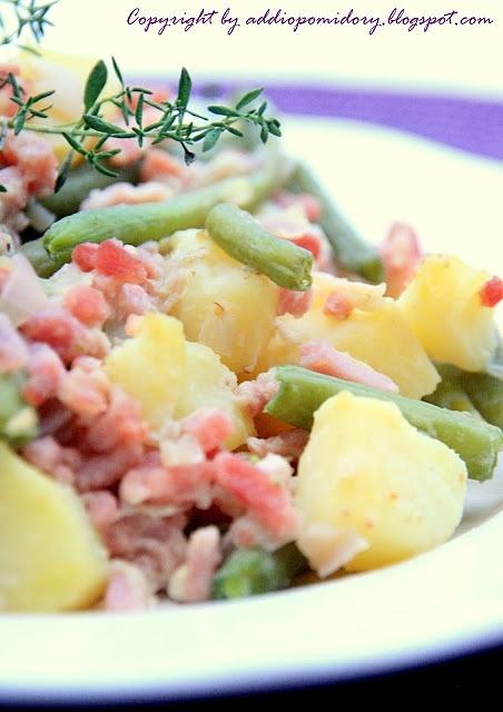 Salade liegeoise - tradycyjna sałatka z Liège
