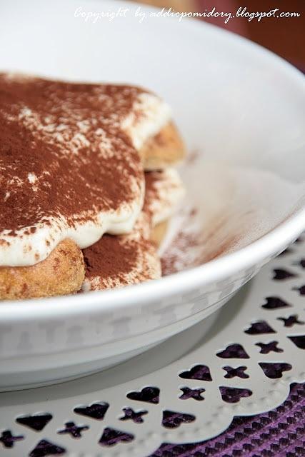 Marcepanowe tiramisu bez jajek