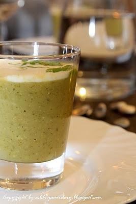 Cappuccino z cukinii - przystawka na urodzinowe przyjęcie