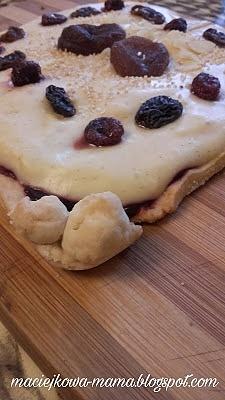 Mazurek z budyniem waniliowym