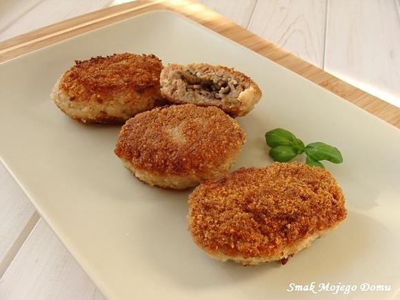 Kotlety mielone z pieczarkami