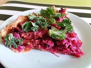 Wiosenna fit tarta z botwinką