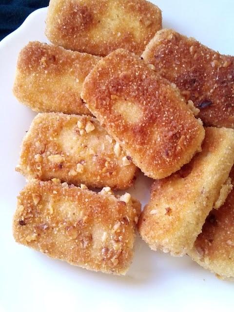 Tofu w panierce orzechowej
