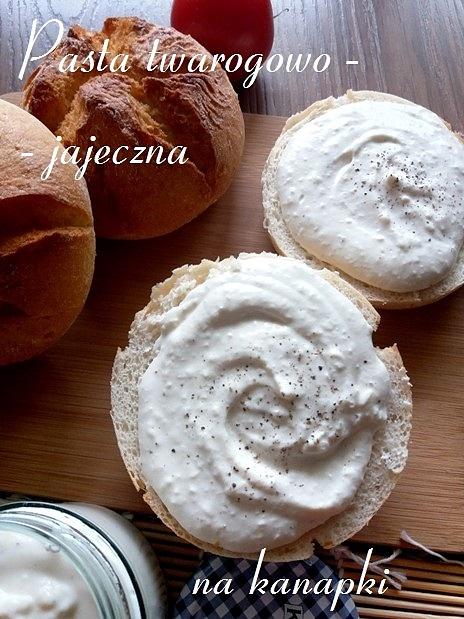 Pasta twarogowo-jajeczna na kanapki