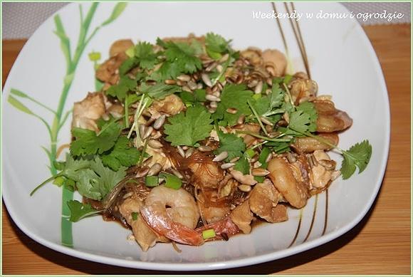 Pad Thai z krewetkami i kurczakiem