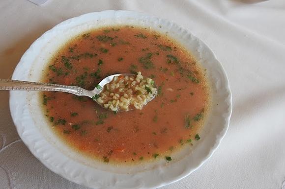 Zupa pomidorowa z kaszą bulgur