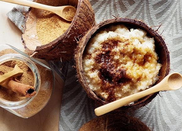 Quinoa na mleku kokosowym z cynamonem wegańska