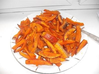 Frytki z dyni hokkaido