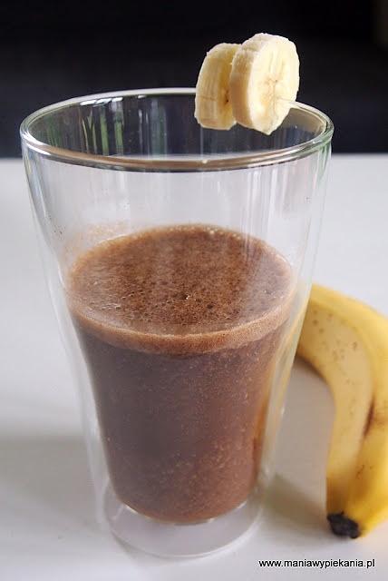 Smoothie kawowo-bananowe bez cukru