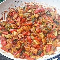 Potrawka z tofu i warzywami