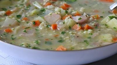 Zupa jarzynowa z rzodkiewką